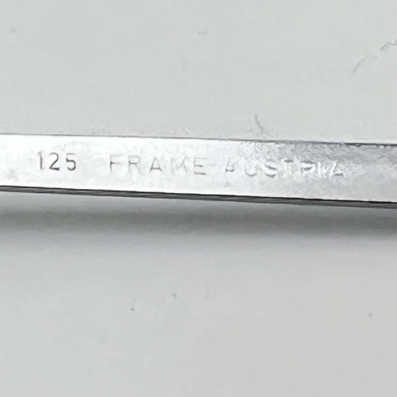 Vintage Viennaline Brown Yellow Translucent Oval Sunglasses Frames 1052 - Picture 5 of 5